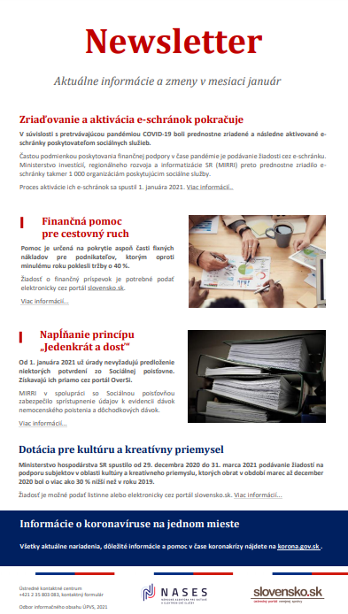 Prehľad noviniek (ilustračný obrázok) Prehľad noviniek (ilustračný obrázok)