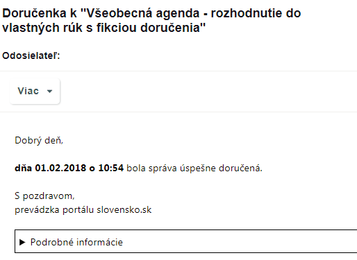 Nový vizuál doručenky