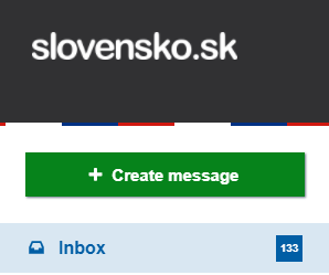 Create a message Illustrative image by pressing the