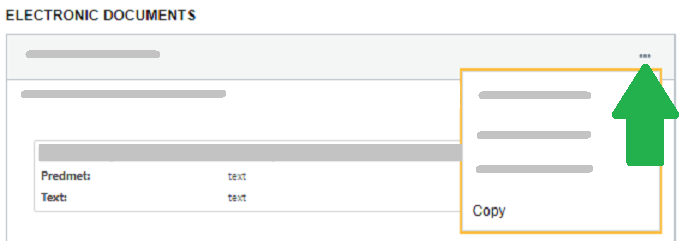 Copy the electronic document in your electronic mailbox