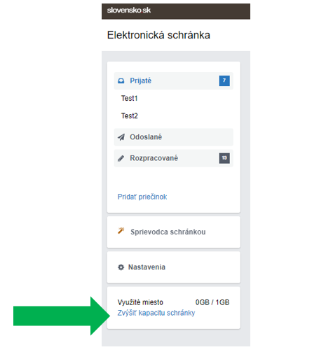 zvýšenie kapacity zvýšenie kapacity