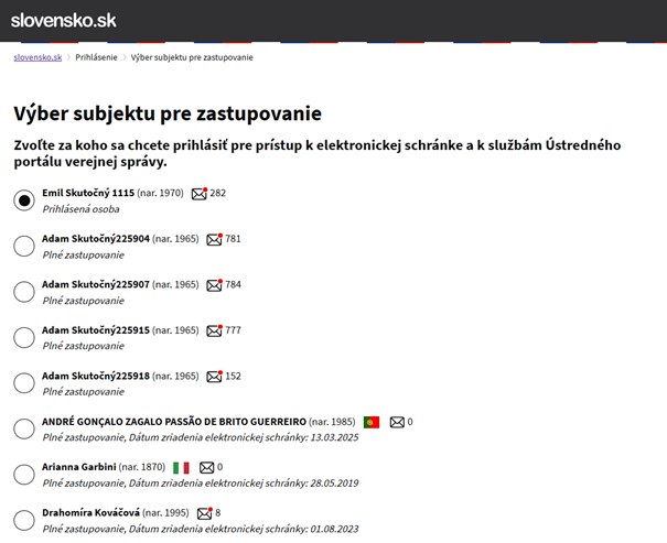 prihlasovacie okno